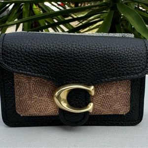 Coach Mini Tabby Bag Charm In Signature Canvas